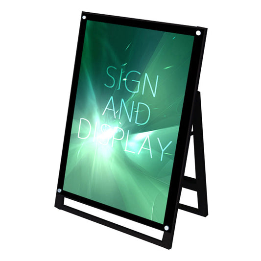 ブラックポスター用スタンド看板マグネジ　Ａ１　ロー　片面　ブラック　ＢＰＳＳＫＭＮ－Ａ１ＬＫＢ