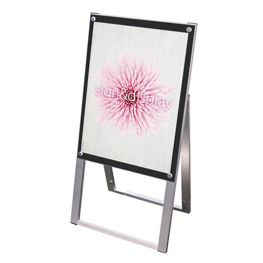 ポスター用スタンド看板マグネジ　Ａ２　片面　ブラック　ＰＳＳＫＭＮ－Ａ２ＫＢ