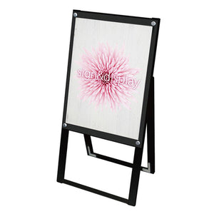 ブラックポスター用スタンド看板マグネジ　Ａ２　片面　ブラック　ＢＰＳＳＫＭＮ－Ａ２ＫＢ