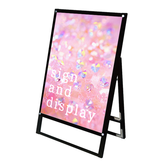 ブラックポスター用スタンド看板マグネジ　Ｂ１　片面　ブラック　ＢＰＳＳＫＭＮ－Ｂ１ＫＢ