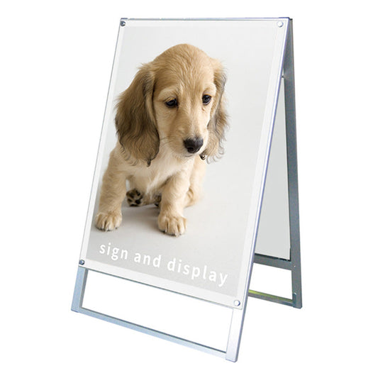 ポスター用スタンド看板マグネジ　Ｂ１　両面　ホワイト　ＰＳＳＫＭＮ－Ｂ１ＲＷ