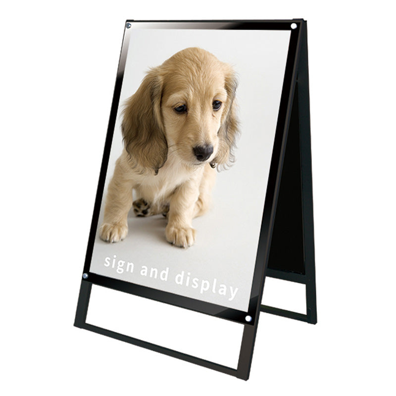 ブラックポスター用スタンド看板マグネジ　Ｂ１　両面　ブラック　ＢＰＳＳＫＭＮ－Ｂ１ＲＢ