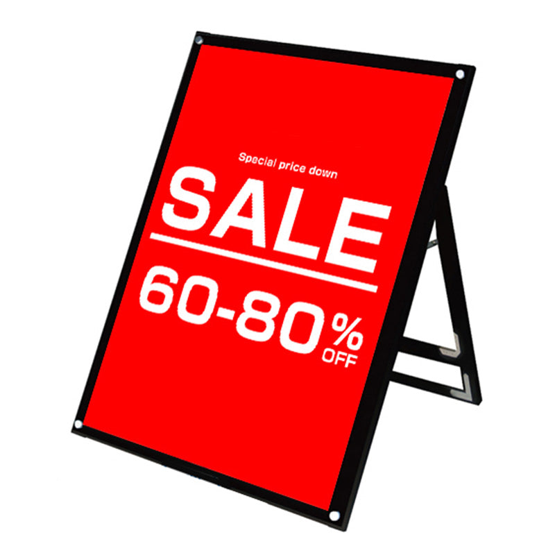 ブラックポスター用スタンド看板マグネジ　Ｂ１　ロー　片面　ブラック　ＢＰＳＳＫＭＮ－Ｂ１ＬＫＢ