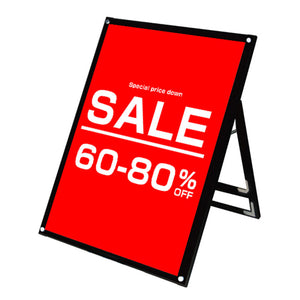 ブラックポスター用スタンド看板マグネジ　Ｂ１　ロー　片面　ブラック　ＢＰＳＳＫＭＮ－Ｂ１ＬＫＢ