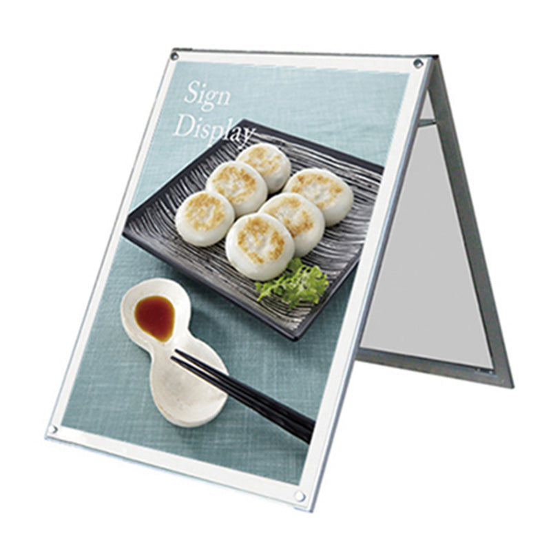 ポスター用スタンド看板マグネジ　Ｂ１　ロー　両面　ホワイト　ＰＳＳＫＭＮ－Ｂ１ＬＲＷ