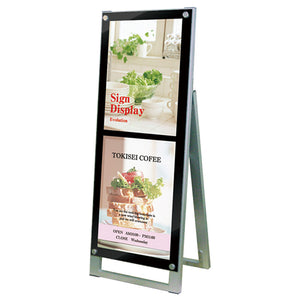 ポスター用スタンド看板　Ａ１ハーフ　片面　面ブラック　ＰＳＳＫ－Ａ３ＴＴＫＢ