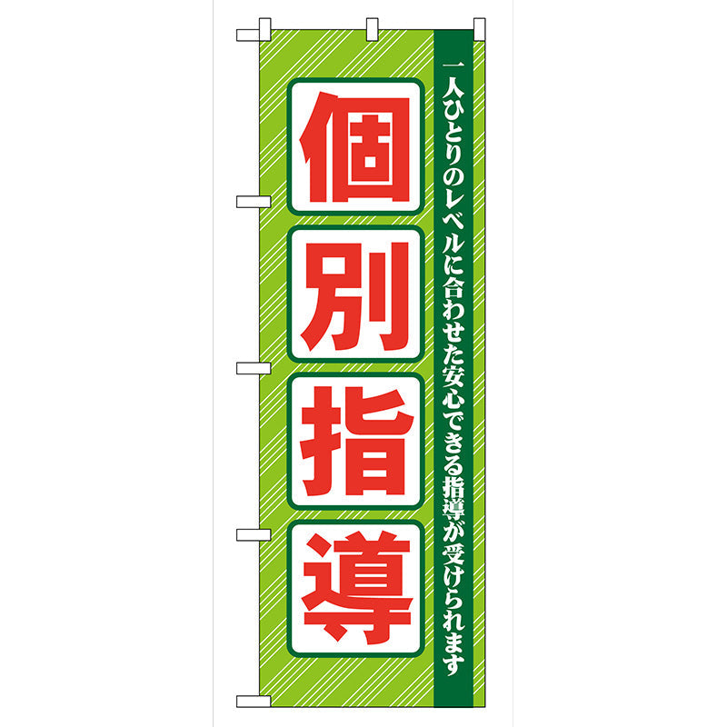 のぼり旗　個別指導　Ｎｏ．ＧＮＢ－６７　Ｗ６００×Ｈ１８００