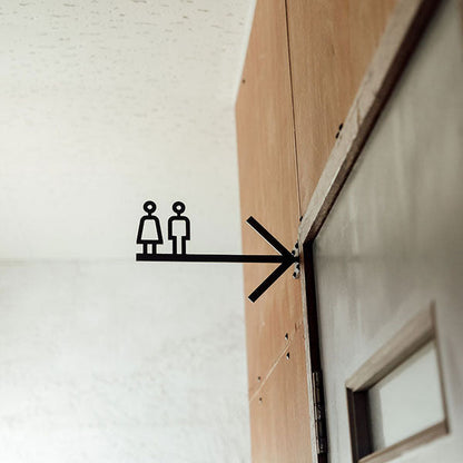 ＡＲＲＯＷ　ＳＩＧＮ　　Ｔｏｉｌｅｔ／ＴＷＯ　ＦＡＣＥ