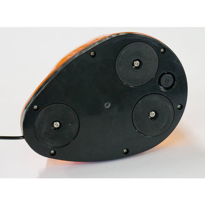 ＬＥＤ流線回転灯（橙）１２Ｖ２４Ｖ兼用