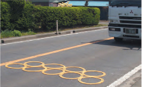 ピタリング（道路用減速喚起リング）φ６００×９輪【単位：組】