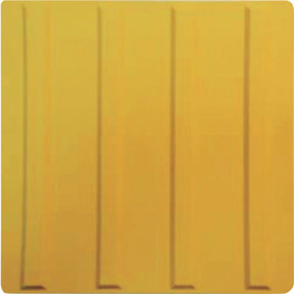 点字タイル【日本製】（Ｌ）誘導　黄色３００×３００×ｔ８