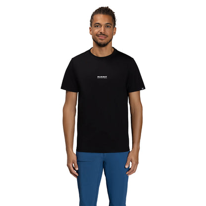 【マムート】ＱＤロゴプリントＴシャツ　００２５３　ＰＲＴ１　ブラック