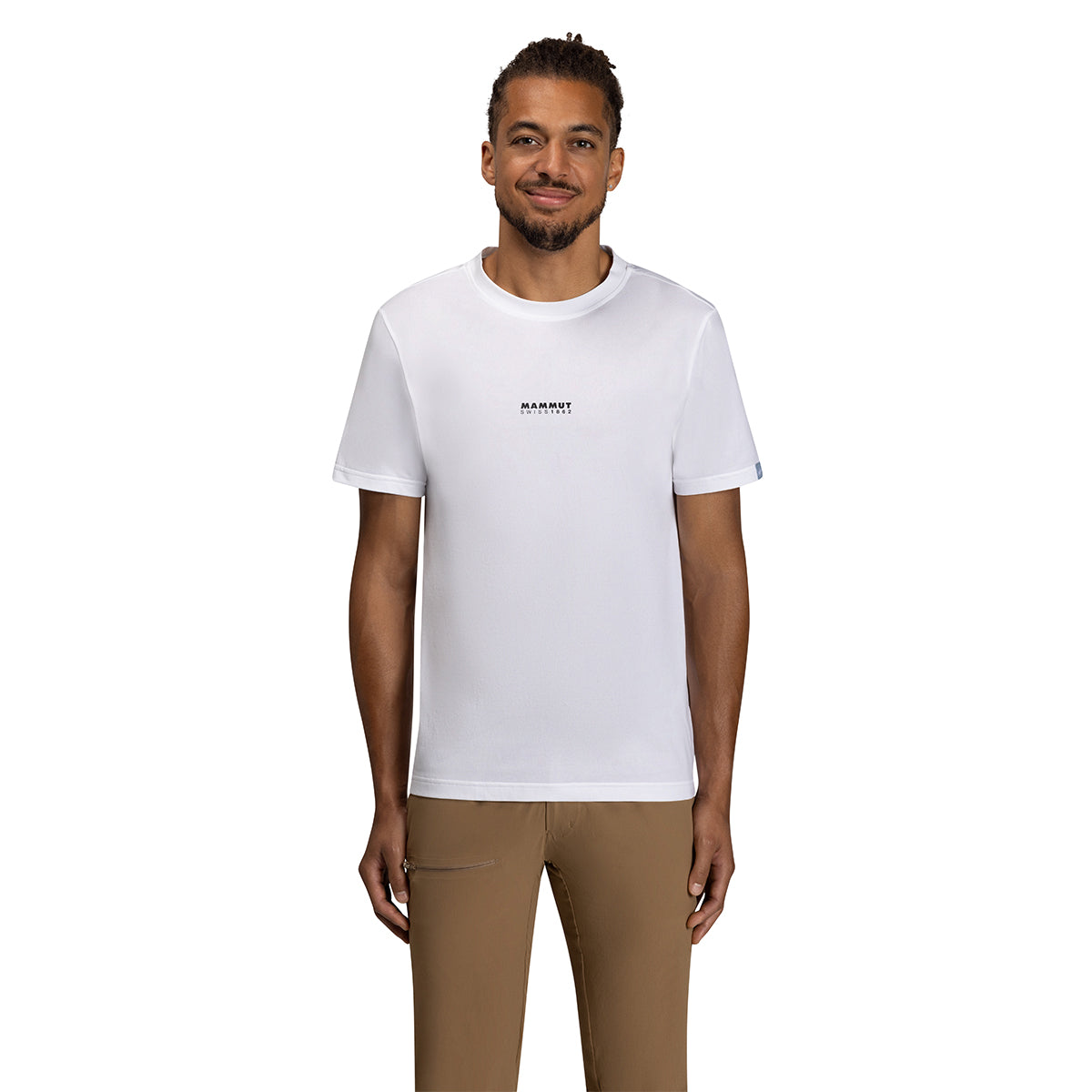 【マムート】ＱＤロゴプリントＴシャツ　００２５３　ＰＲＴ１　ホワイト