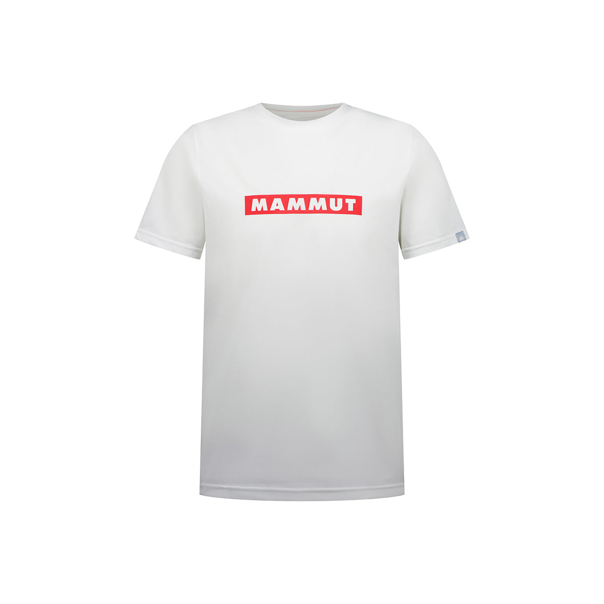 【マムート】ＱＤロゴプリントＴシャツ　００７５８　ｒｅｄ　ＰＲＴ２　ホワイト