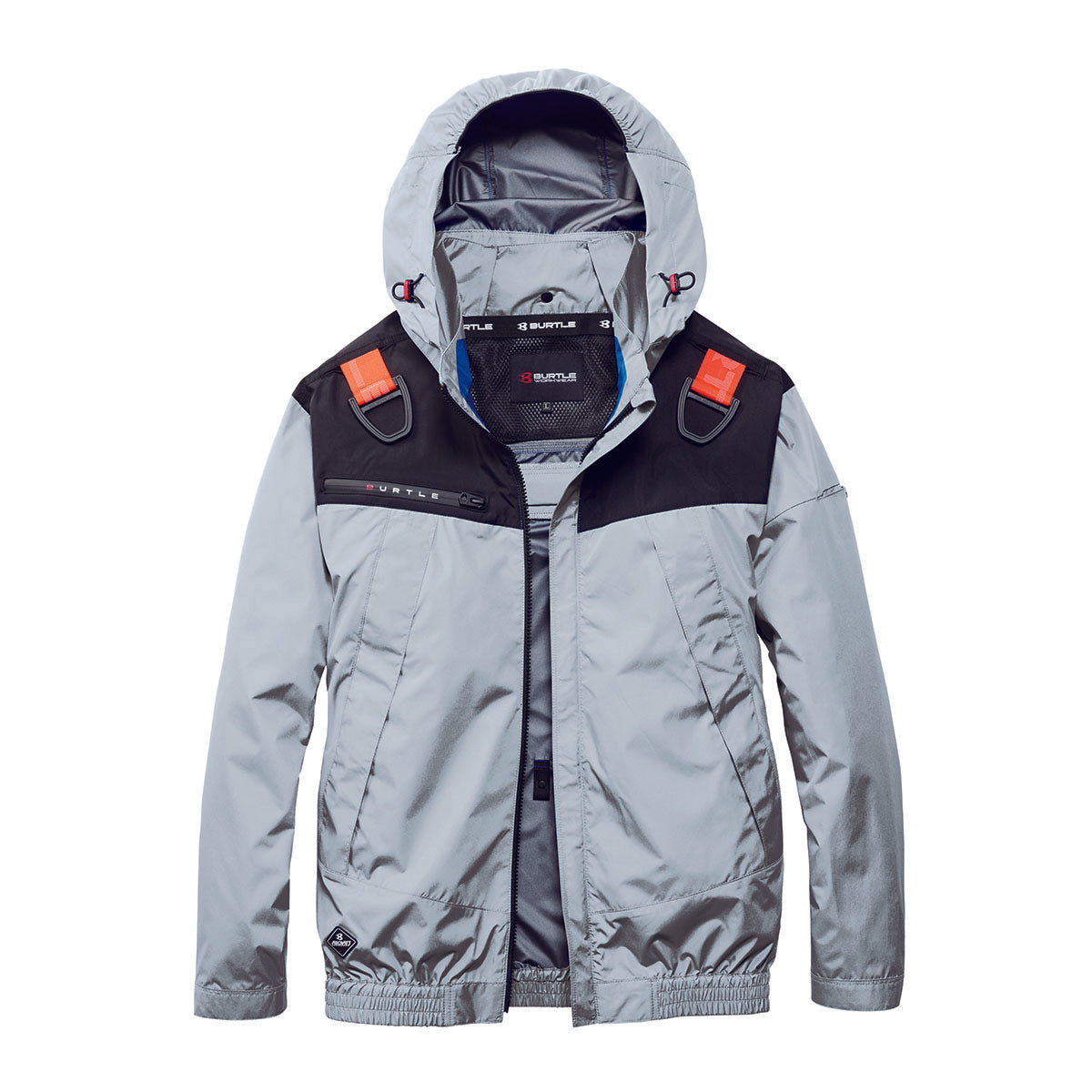バートル ACフーディジャケット シルバー M～3XL