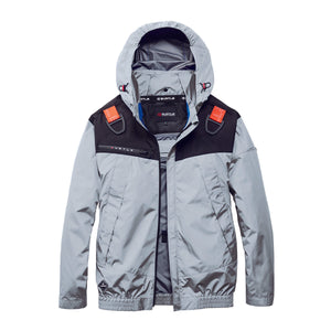 バートル ACフーディジャケット シルバー M～3XL