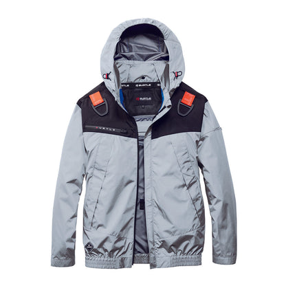 バートル ACフーディジャケット シルバー M～3XL