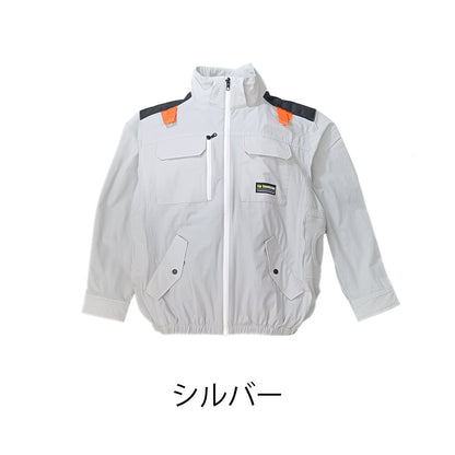 ４穴空調ウエア　長袖　M～6L　ネイビー/シルバー/オリーブ/ダークグレー