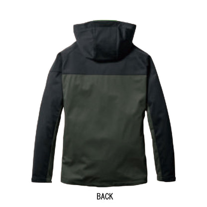 BURTLE ストレッチパーカ　アッシュグレー