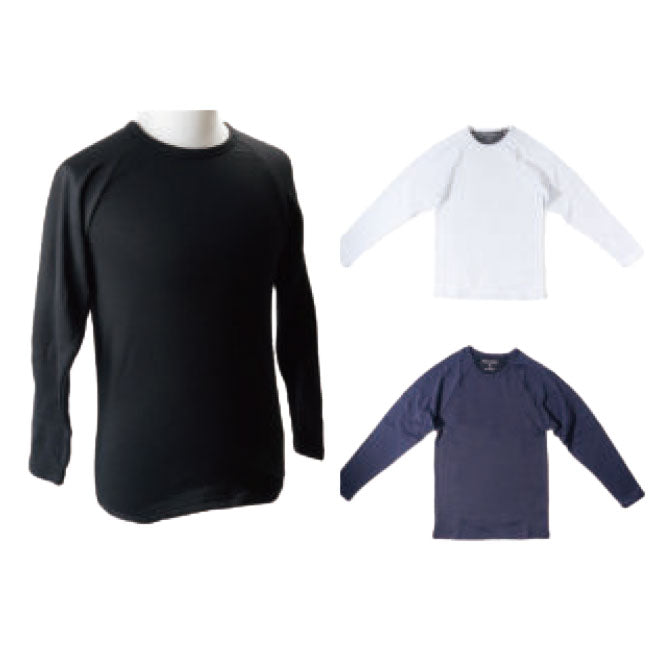 帯電防止アグニヒートシャツ クルーネック