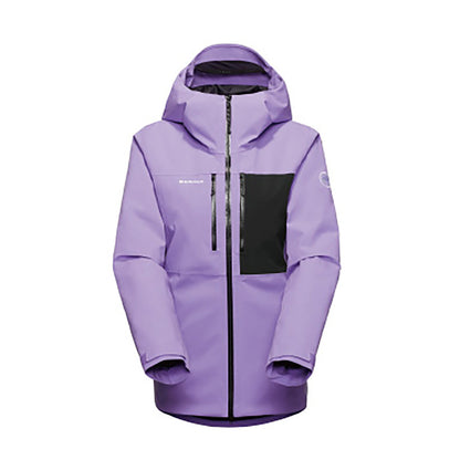 マムート　レディース防寒ジャンバー　lavandin-black【Stoney HS Thermo Hooded Jacket AF Women】