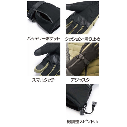 ヒートグローブ　バッテリーセット