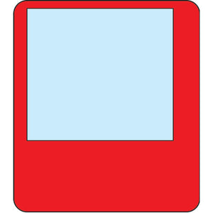 差込ワッペン　赤色