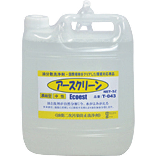 アースクリーン　Ｔ－０４３　５Ｌ　油処理洗浄剤