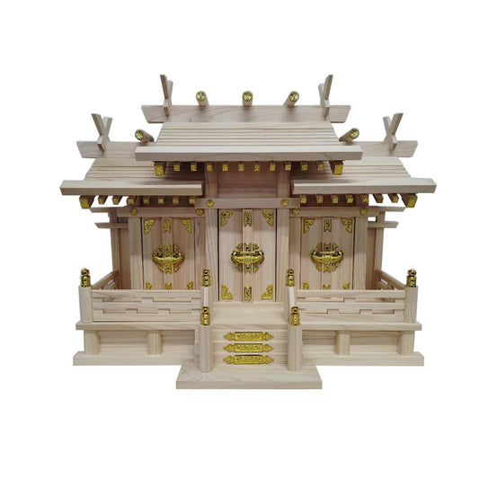 神棚・屋根違い三社（小）