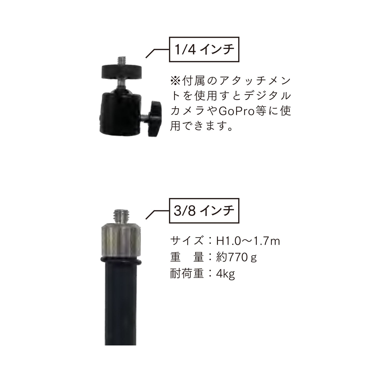 ＴＡＬＫＵＮ用三脚　トークン用