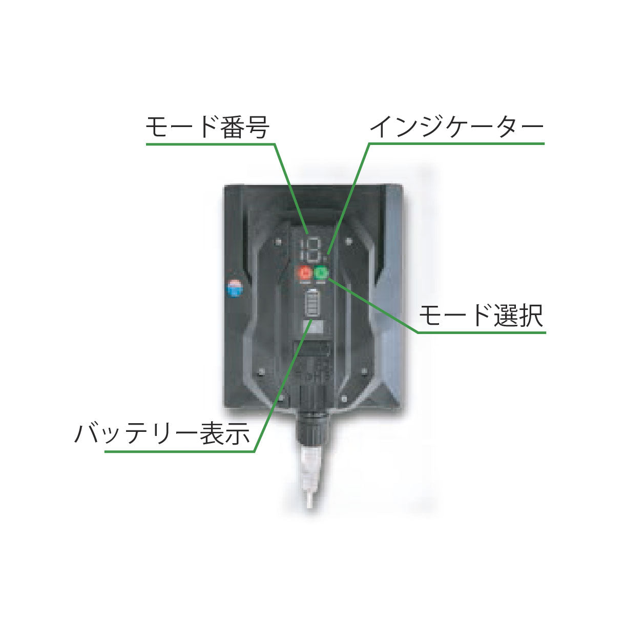 とらＳＵＮ（ソーラー式ＬＥＤ標識トラロープ）２０ｍ