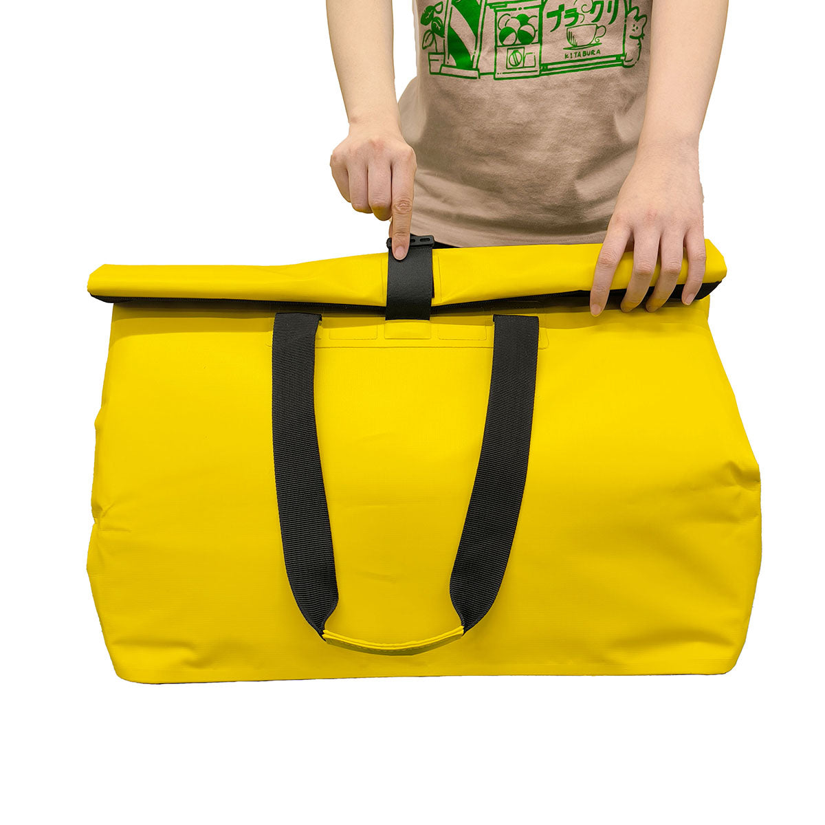 トートバッグ型　サイントート（防水）　作業中