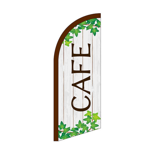 セイルバナーミニ　ＣＡＦＥ　木目とツタ　Ｎｏ．４２５５３　Ｗ７１０×Ｈ１９６０
