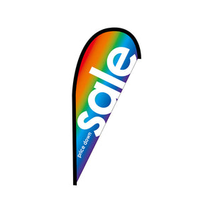 Ｐバナー並　ｓａｌｅ　（文字大）レインボー　Ｎｏ．４２４４６　Ｗ１０００×Ｈ２２００