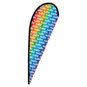 Ｐバナー中　ｓａｌｅ　（文字小）レインボー　Ｎｏ．６４３３２　Ｗ１０００×Ｈ２８００