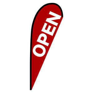 Ｐバナー中　ＯＰＥＮ　赤　Ｎｏ．６７２１４　Ｗ１０００×Ｈ２８００