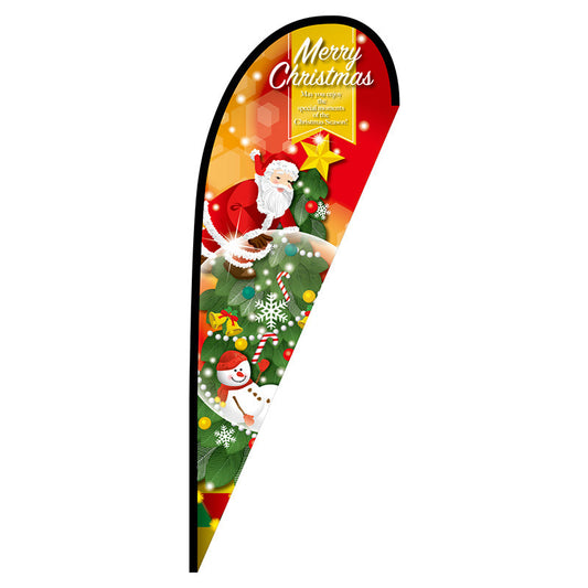 Ｐバナー大　ＭｅｒｒｙＣｈｒｉｓｔｍａｓ　スノードーム　Ｎｏ．２５８３６　Ｗ１２５０×Ｈ３３００