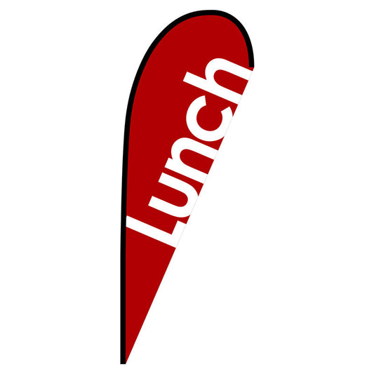 Ｐバナー大　Ｌｕｎｃｈ　赤　Ｎｏ．６７１４０　Ｗ１２５０×Ｈ３３００