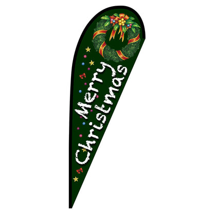 Ｐバナー大　Ｍｅｒｒｙ　Ｃｈｒｉｓｔｍａｓ　リース　緑　Ｎｏ．６９６００　Ｗ１２５０×Ｈ３３００