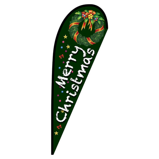 Ｐバナー大　Ｍｅｒｒｙ　Ｃｈｒｉｓｔｍａｓ　リース　緑　Ｎｏ．６９６００　Ｗ１２５０×Ｈ３３００