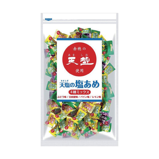 天塩の塩あめ4種ミックス1kg　日向夏/パイン/ぶどう/レモン　