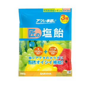 匠の塩飴（3種アソート）750g　27860