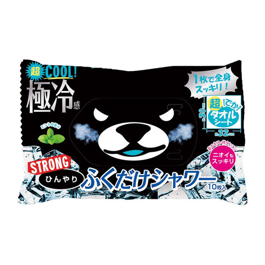 ひんやりふくだけシャワーストロングＶ４　１０枚入