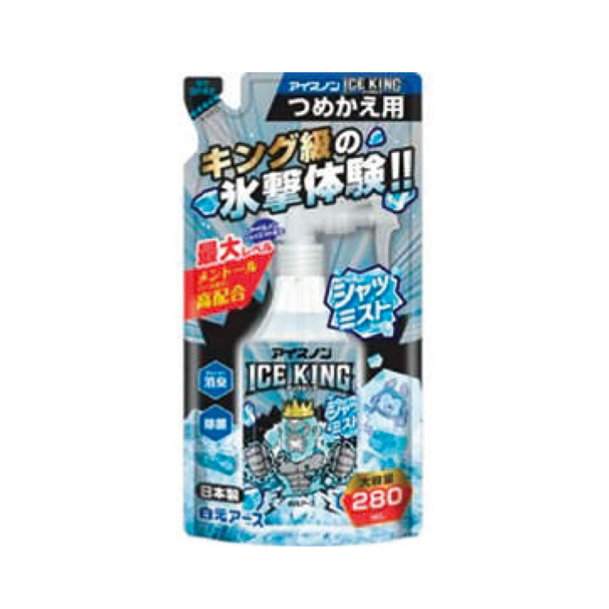 アイスノン シャツミスト ICE KING つめかえ用 ２８０mL