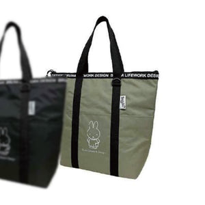 ミッフィー保冷トートバック　カーキ