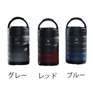 エネチャージ 真空ステンレスボトル 5.5L レッド/ブルー/グレー