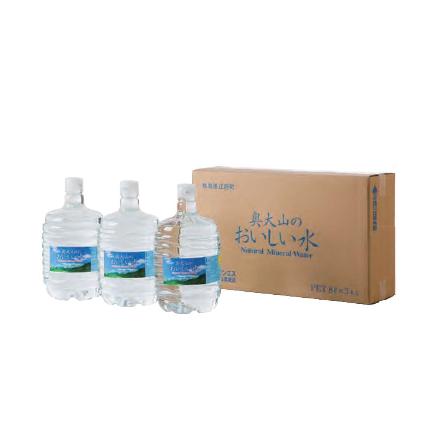 奥大山のおいしい水 8ℓ×3本入 – GREEN CROSS-select 工事現場の安全