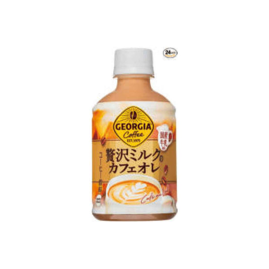 ｼﾞｮｰｼﾞｱ 贅沢ﾐﾙｸのｶﾌｪｵﾚ PET 280ml 温冷兼用 (2009)  280ml×24本入り