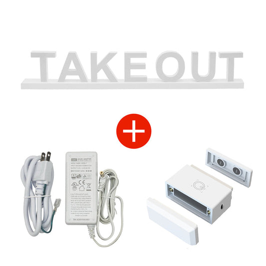 ａｂｃＭＩＸ　マグネット連結タイプ　文字セット　「ＴＡＫＥ　ＯＵＴ」