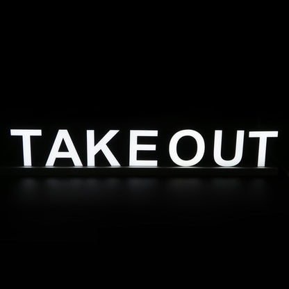 ａｂｃＭＩＸ　マグネット連結タイプ　文字セット　「ＴＡＫＥ　ＯＵＴ」